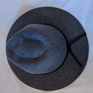 Brixton grey fedora felt hat size small